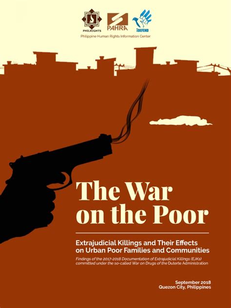 The War on the Poor: Extrajudicial Killings and their .